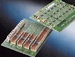 CPCI backplane with 4 slots, system slot right