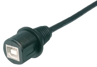 konf. mit Kabel 1 m, Konfektionsversion, IP67
