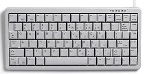 CHERRY Keyboard COMPACT USB+PS/2 hellgrau DE Layout o.WIN Keys