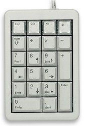 CHERRY Keypad USB programmierbar hellgrau DE Layout