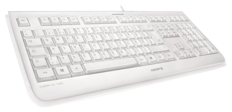 CHERRY Keyboard KC 1068 USB with IP68 Protection hellgrau US/€ Layout