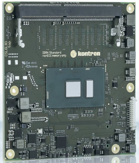 COM Express© compact type 6 Intel® Core™i5-6300U, 2x2.4GHz, 4GB memory down, DDR4 SO DIMM