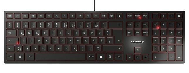 CHERRY Keyboard KC 6000 SLIM USB black US/international  Layout