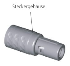 MEDI-SNAP Baugr.1 Steckergehäuse, grau