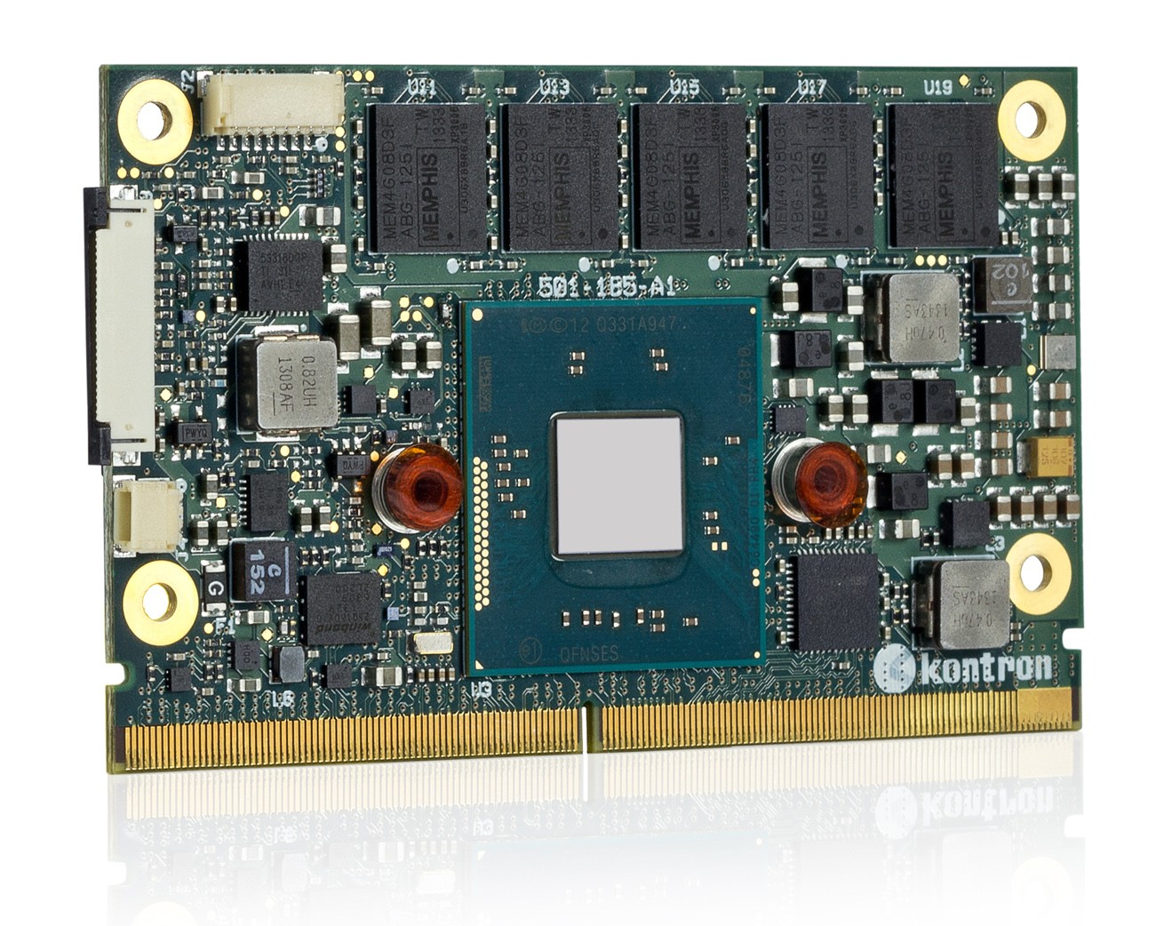 SMARC Intel Atom E3827, 2x1.75GHz, 1GB DDR3L ECC, 4GB SLC eMMC, industrial tempera