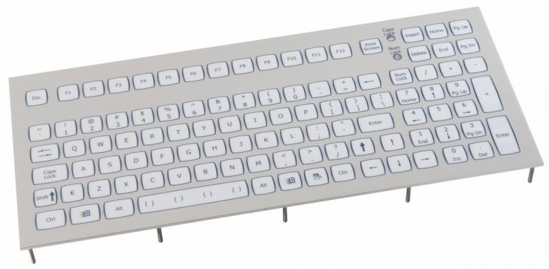 Keyboard IP67 panel-mount USB German-Layout