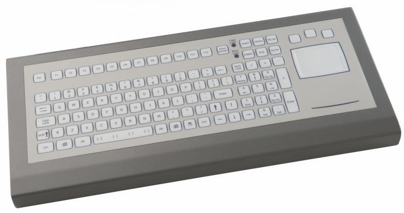 Keyboard with Touchpad IP65 enclosed PS/2 US-Layout
