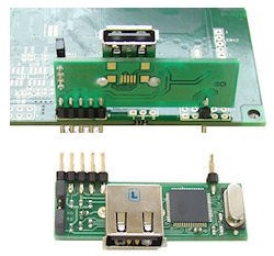 USB Memory stick adaptor for mounting on TFT modul