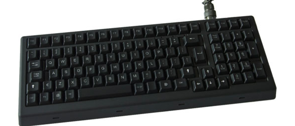 Full Travel rugged keyboard, DesktopUS Qwerty layoutUSB output via 1,6m cable.
