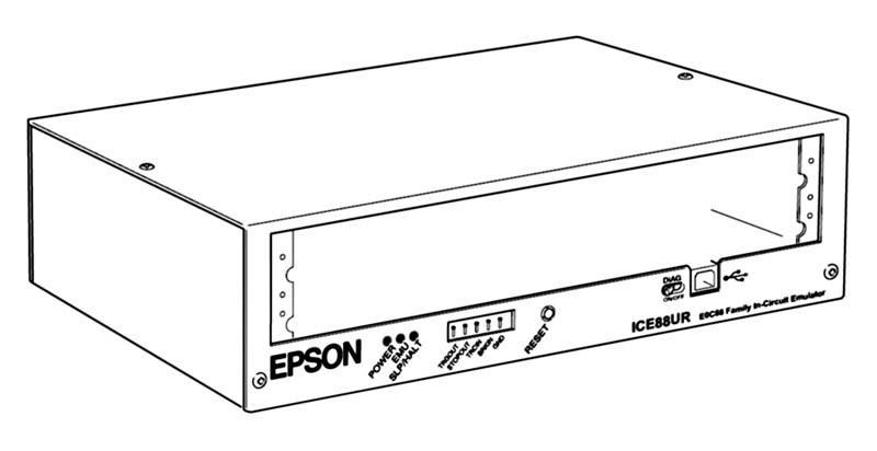 S1C88 Series, In-Circuit-Emulator, USB, HW
