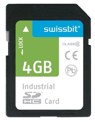 Industrial SDHC Memory Card S-450 1GB SLC, -40..+85°C