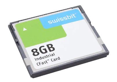 Industrial CFast Card, F-600, 8 GB, SLC Flash, -40°C to +85°C