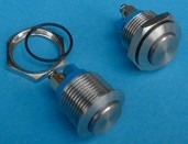 Stainless steel push button switch