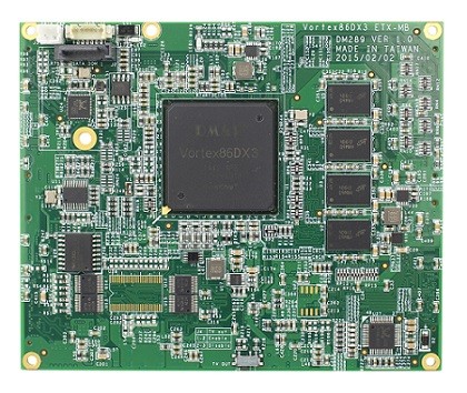 Vortex86DX3 ETX Module 1GB/2S/4USB/LAN/VGA/LCD(18/24-bit)/AUDIO/ISA/PCI/SATA/DIE/I²C/IDE