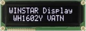 VATN LCD, 16x2  high light white LED, VA neg., Transmiss., W.T., 12:00 JP/EU