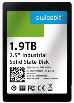 SATA SSD X-75, 2,5", 1920GB, 3D TLC,-40..+85°C