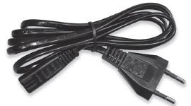 AC-Input Cable,2 pin Kleingerätestecker 1800mm