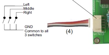 External switch cable 35 cm