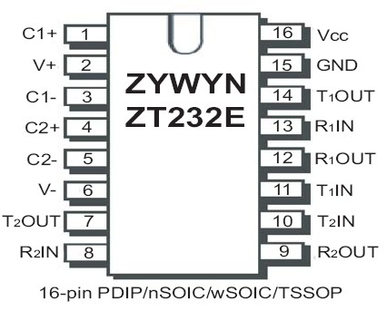 RS232 5V Transceiver 2D/2R