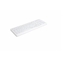 Hygiene Compact Keyboard with NumPad Sealed USB White