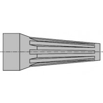 MINI-SNAP Baugr.0 Kn.-Tülle grau, 3.5 - 4.0 mm