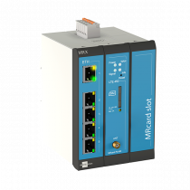 INSYS icom MRX3 LTE450, modular 4G cellular router incl. LTE450, 2x SIM, VPN, 5x Ethernet 10/100BT, 