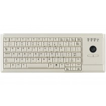 83 Key Notebook Style Trackball Keyboard, PS/2, light grey, Swiss layout