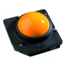 OEM trackball module, 75mm yellow ball, IP54, USB output, incl. outputcables