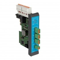 MRcard with 3 analogue inputs, 1 analogue output, 4 digital inputs, 4 digital outputs (relais)