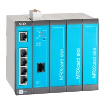 Industrial DSL Router 5 LAN ports, 2 digital inputs, 3 Slots for MRcards, Annexes A/L/M