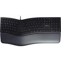 CHERRY Keyboard KC 4500 ERGO USB schwarz EU Layout