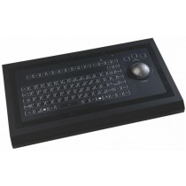 Keyboard with Trackball 50mm IP67 enclosed USB German-Layout