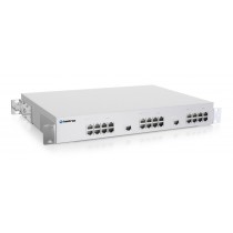 Ind. 26-port IEEE802.3af/at PoE Unmanaged Ethernet Switch,24PoE/PoE+output, -40°C to 75°C, 3xAC 750W