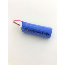 Lithium-Batterie 18500 3,7V 1.4Ah Kabel Stecker