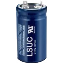 LSUC002R8L0360EM Ultracap 2.8V 360F Low ESR  Lug 2 Terminal