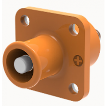 orange, 25 mm², 1500V, 120 A, Copper screw, IP67, + Pol, -40°C ~ +125°C