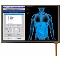TFT 10.1", Panel 250 nit, IPS Res Touch Screen RTP, Resolution 1280x800, LVDS Interface