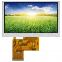 TFT 4.3" Panel only+HB BL+CTS, 800 nits, Transmi, Resolution 480x272
