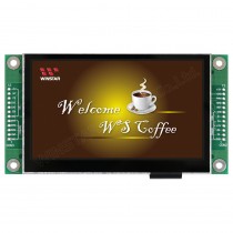 TFT 4.3" Panel + Control Board (RS232), 500 nits, Transmi, Resolution 480x272
