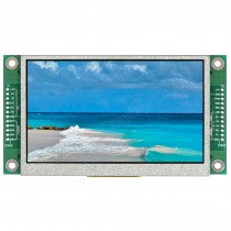 TFT 4.3" Panel + Control Board (RS232), Wide View angle, 400 nits, Transmi, Resolution 4