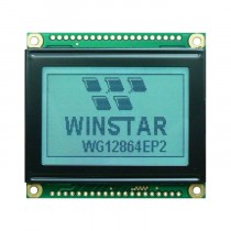 LCD 128x64 LED White FSTN Pos Transflectiv, 4 icons, 06:00