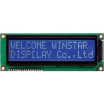 LCD 16x2, white LED, STN Neg, Tansmi, blue, WT, 6:00 EN/CY