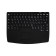 Sanitizable 83Key Touchpad Keyboard with Clean Function, Fully Sealed, USB, Black, German layout