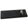 Silicon-Keyboard with Backlight+Trackball 38mm IP67 panel-mount USB US-Layout