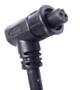 Mini series Male connector & Female pin Molded 90° (Solder)