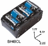 Batteriehalter für 8xC mit Lötfahne