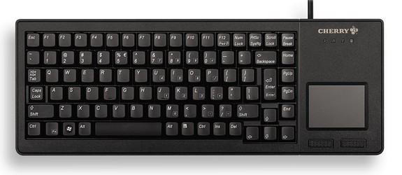 CHERRY Keyboard XS TOUCHPAD USB Touchpad schwarz US/€ Layout