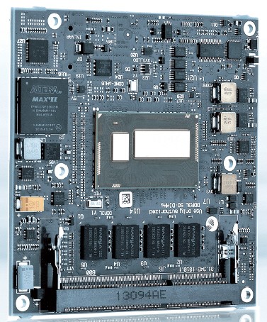 COM Express© compact type 6 Intel©Celeron N2807 2x1.58GHz, 1xDDR3L-SODIMM, commercial grade