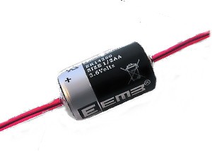 Lithium-Batterie 1/2AA  3,6V/ 1,2Ah