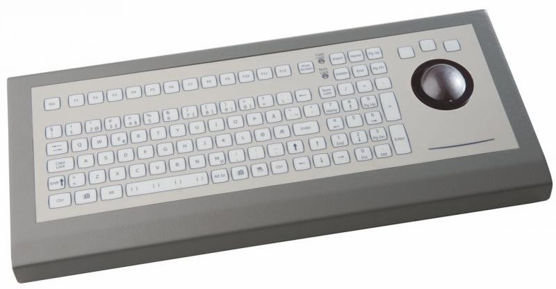Keyboard with Trackball 50mm IP67 enclosed PS/2 German-Layout